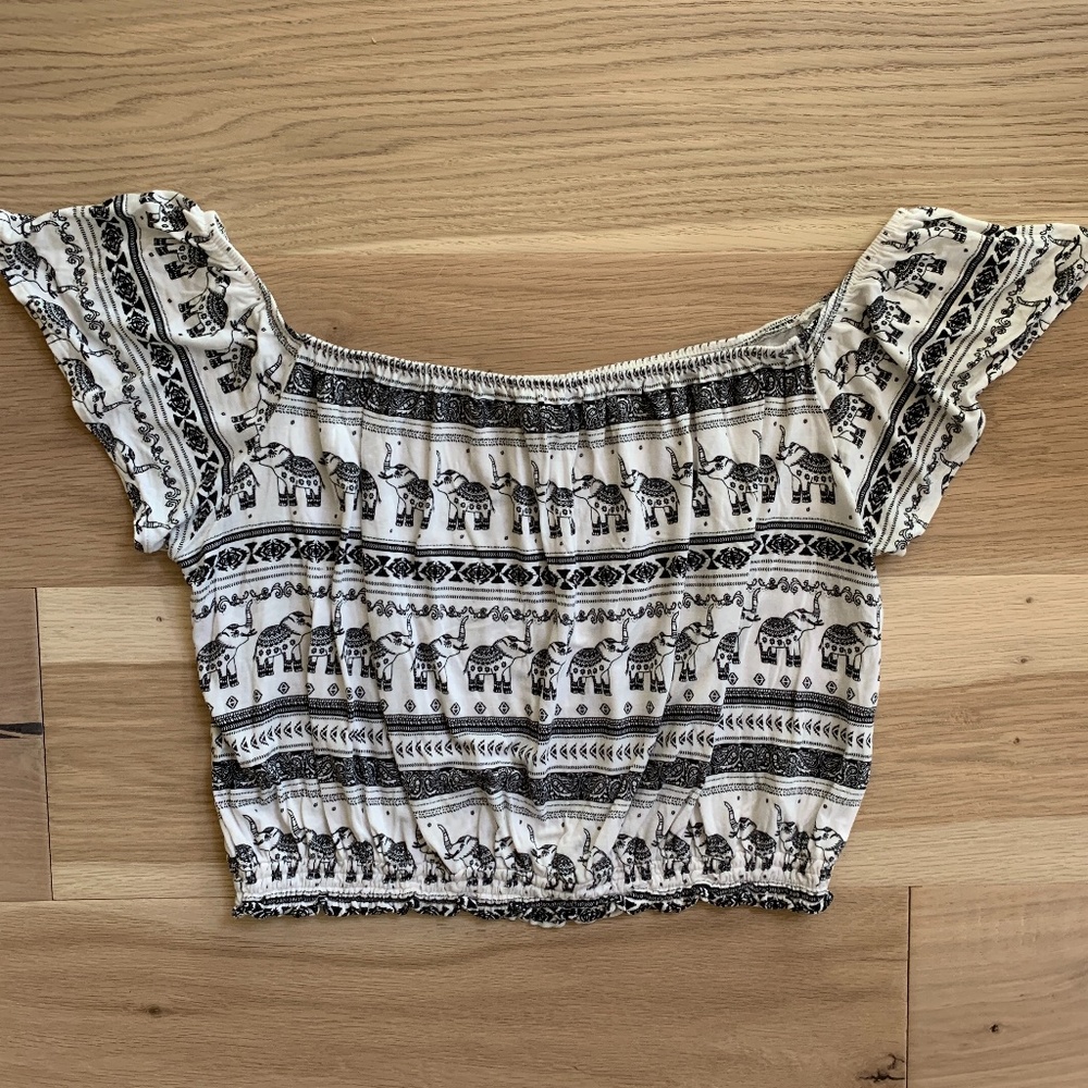 H&M Coachella Off The Shoulder Top